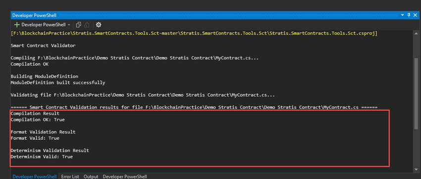 Getting Started with Smart Contract in C# Using Stratis Blockchain